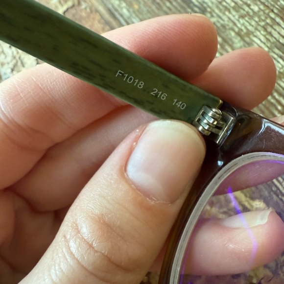 Fendi Green and Brown Eyeglasses - Picture 5 of 7